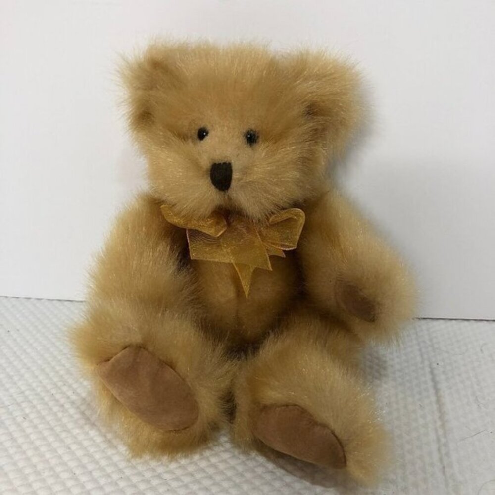Russ Berrie "Pennington" Caramel Plush Teddy Bear